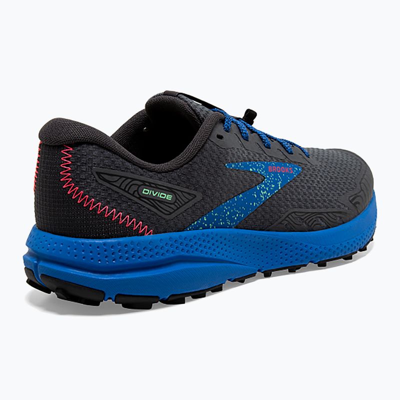 Férfi futócipő  Brooks Divide 4 ebony/black/victoria blue 10