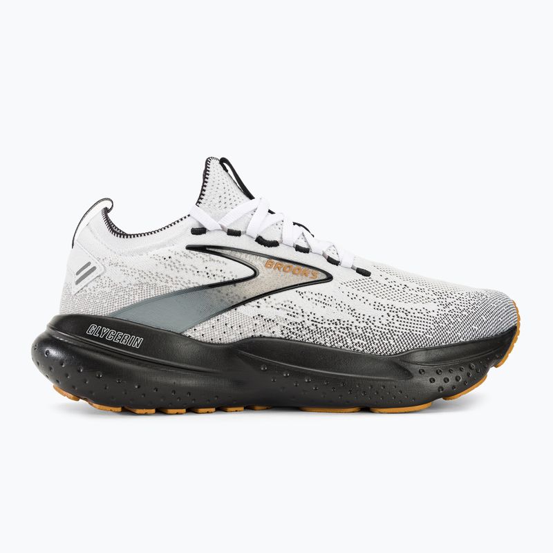 Férfi futócipő  Brooks Glycerin StealthFit 21 white/grey/black 3