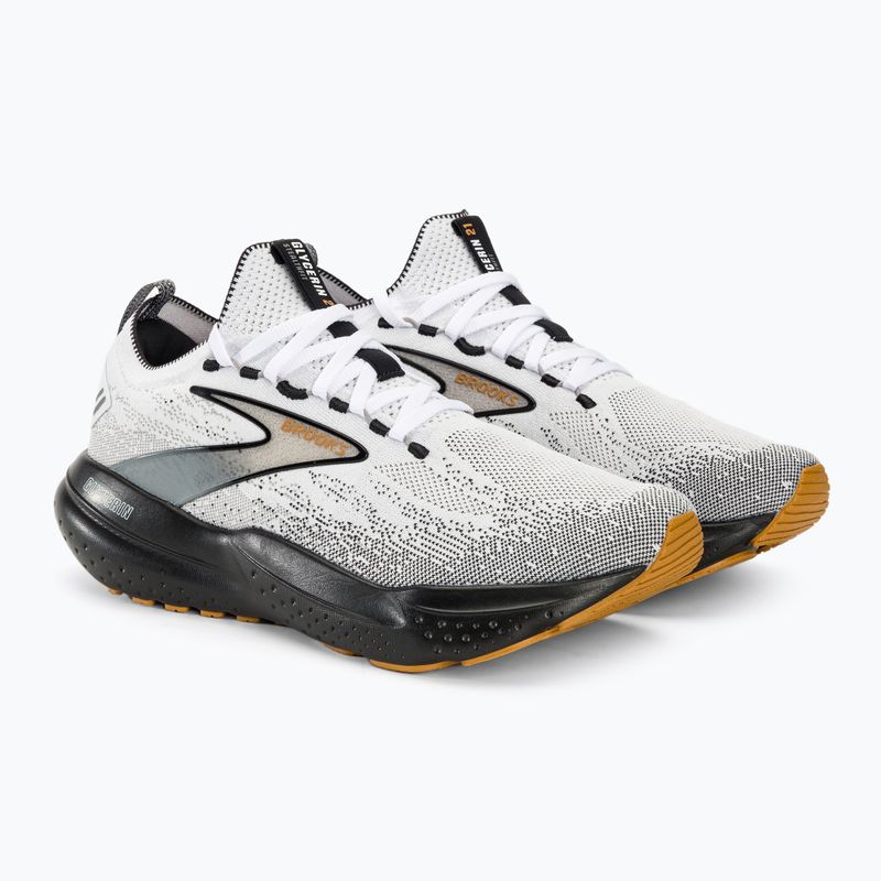 Férfi futócipő  Brooks Glycerin StealthFit 21 white/grey/black 5
