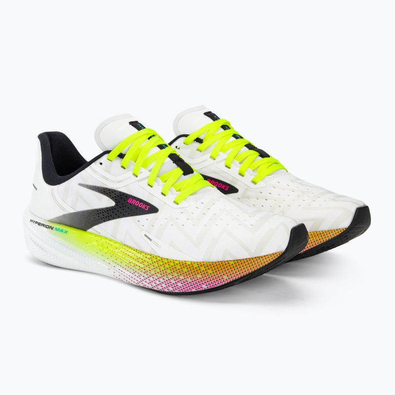 Férfi futócipő  Brooks Hyperion Max white/black/nightlife 4