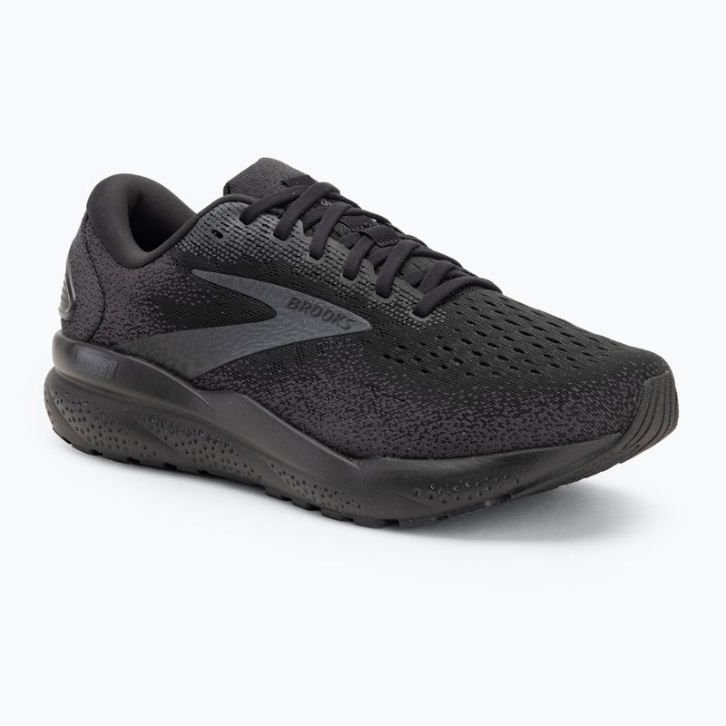 Férfi futócipő Brooks Ghost 16 wide fit fekete/fekete/ebony
