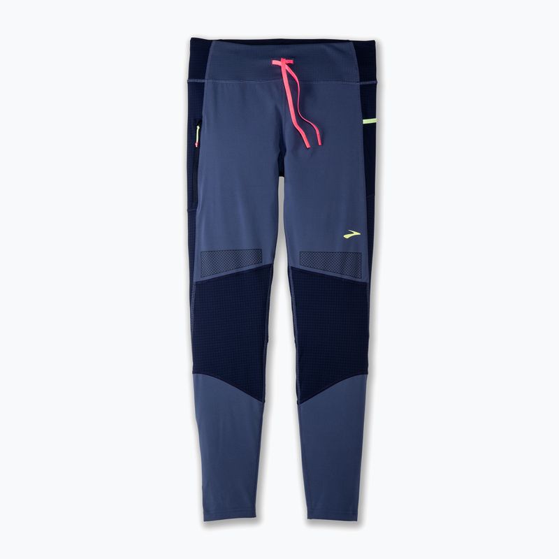 Női futóleggings Brooks High Point ocean/navy 8