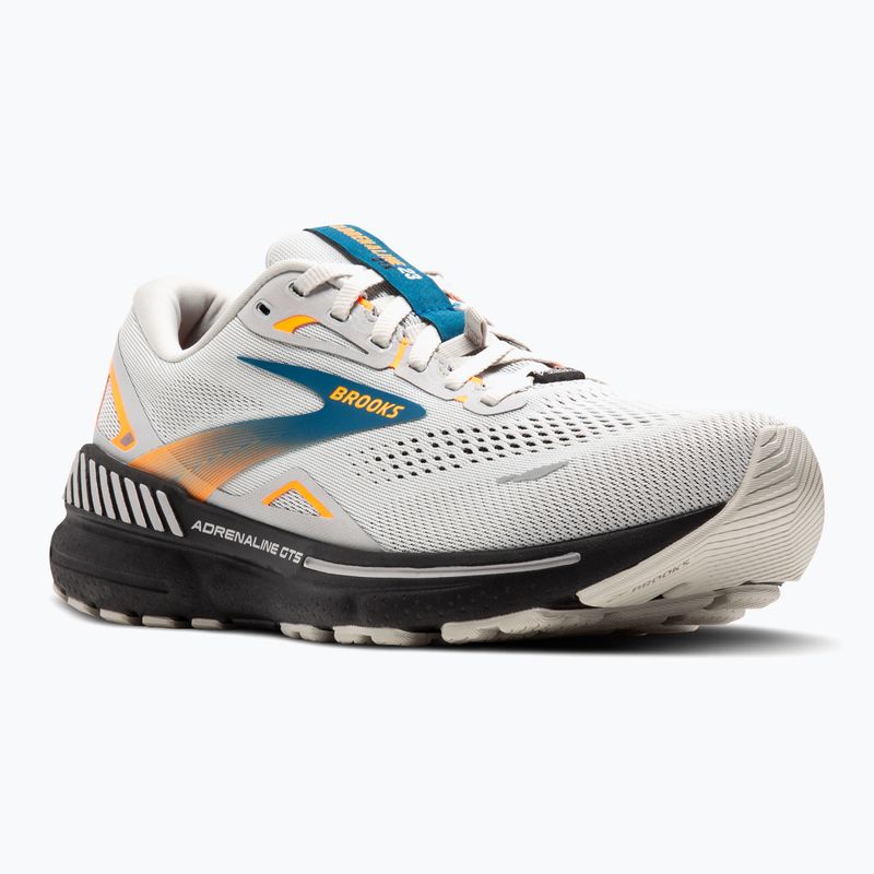 Brooks Adrenaline GTS 23 GTX férfi futócipő oyster mushroom/narancs/kék 8