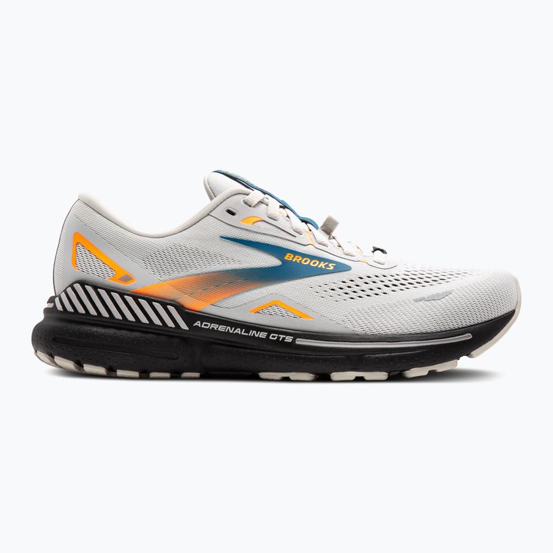 Brooks Adrenaline GTS 23 GTX férfi futócipő oyster mushroom/narancs/kék 9