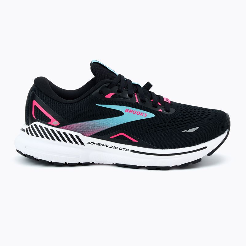 Női futócipő Brooks Adrenaline GTS 23 GTX fekete/knockout rózsaszín/aqua 2