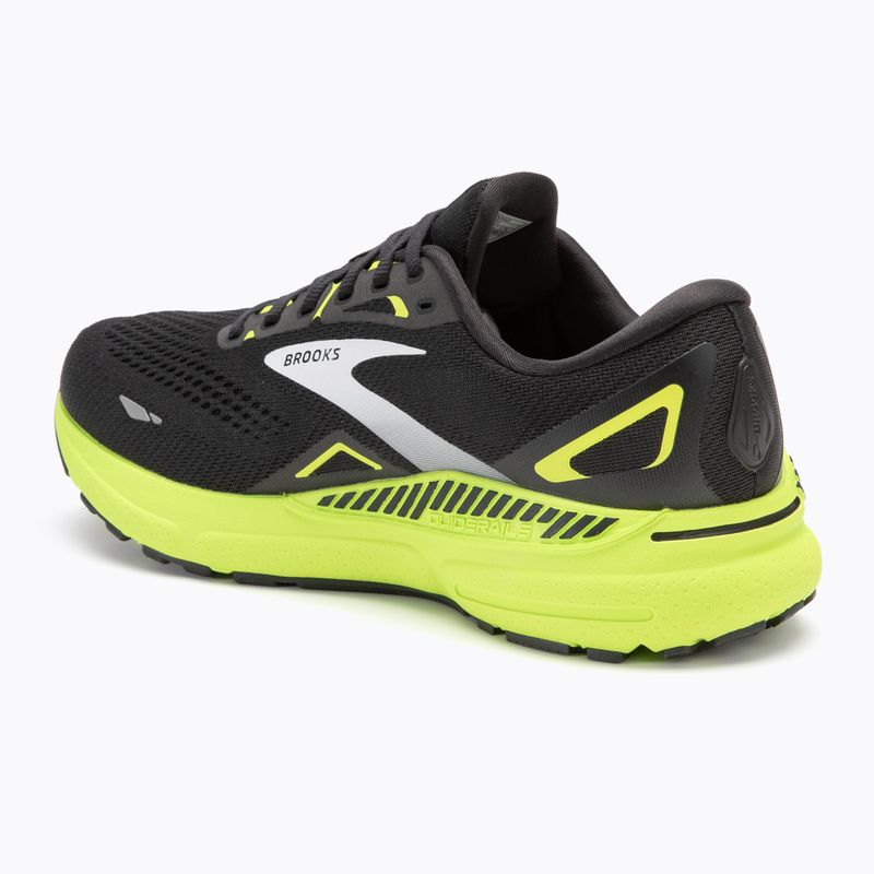 Brooks Adrenaline GTS 23 fekete/zöld/fehér férfi futócipő 3