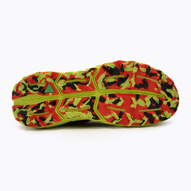 Brooks Cascadia 18 férfi futócipő kék cseresznyeparadicsom/lime/fekete 4
