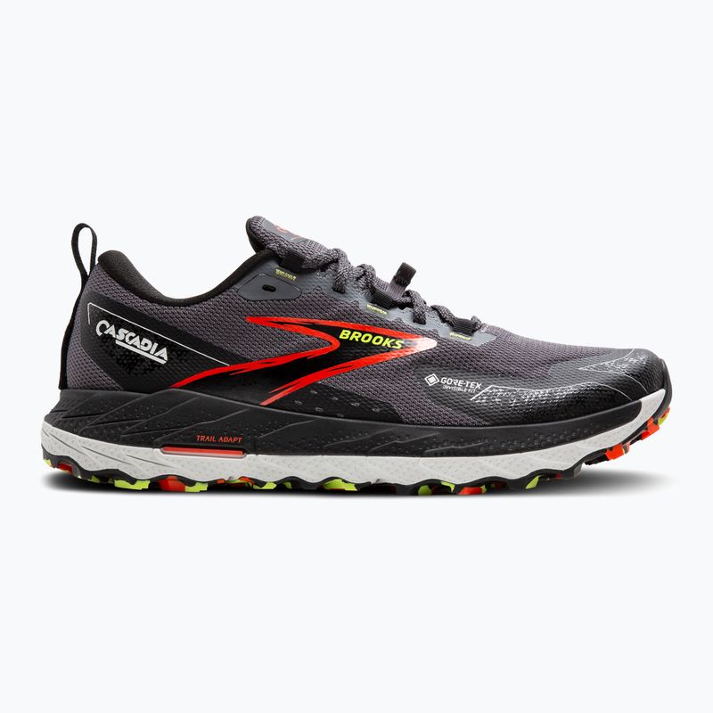 Brooks Cascadia 18 GTX férfi futócipő fekete gyöngyház/fekete/paradicsom 9