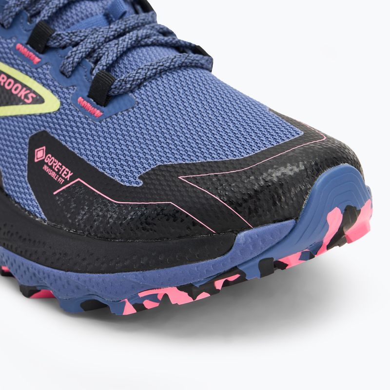 Brooks Cascadia 18 GTX női futócipő szürke kék/fekete/rózsaszín 7