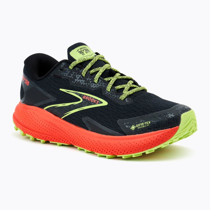 Brooks Divide 5 GTX férfi futócipő fekete/cseresznye/lime