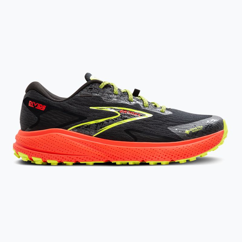 Brooks Divide 5 GTX férfi futócipő fekete/cseresznye/lime 9