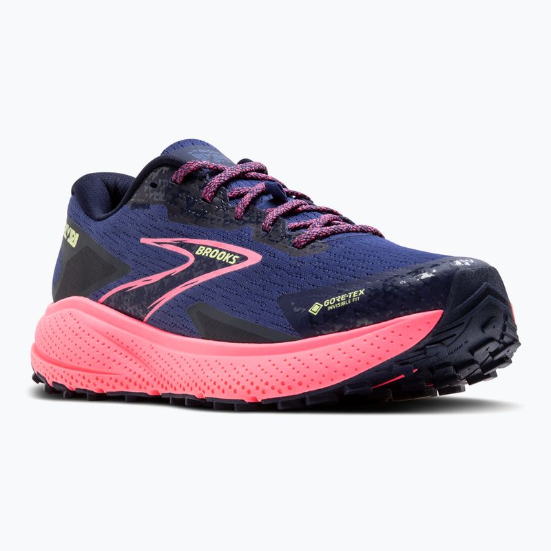 Brooks Divide 5 GTX női futócipő szürke kék/rózsaszín/lila/lime 8