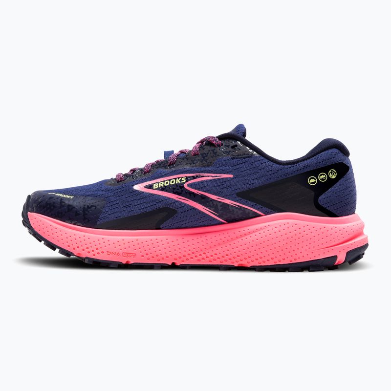 Brooks Divide 5 GTX női futócipő szürke kék/rózsaszín/lila/lime 10