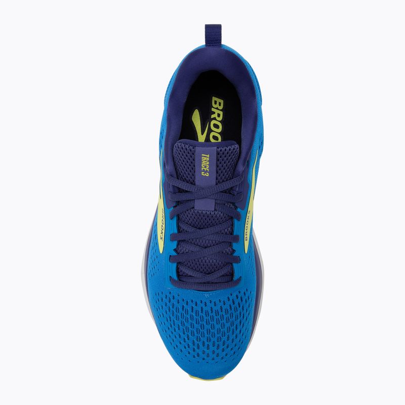 Brooks Trace 3 férfi futócipő electic blue/navy/leomn 5