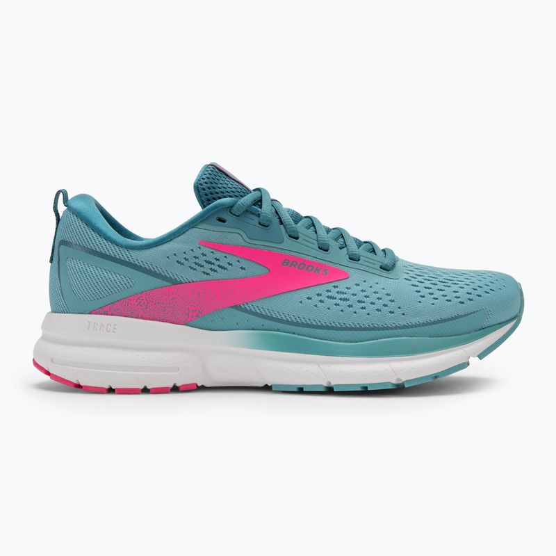 Brooks Trace 3 női futócipő aqua/storm/rózsaszín 2