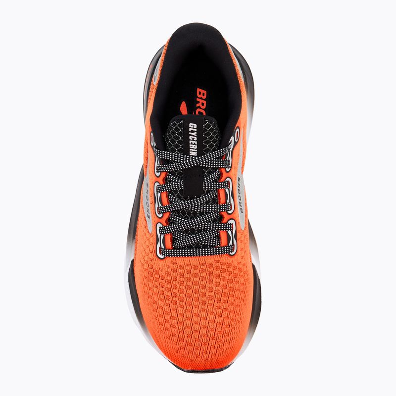 Brooks Glycerin 21 férfi futócipő narancs/fekete/fehér 5