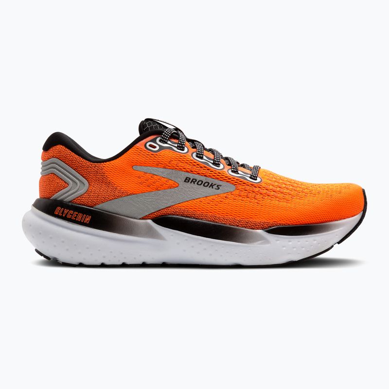 Brooks Glycerin 21 férfi futócipő narancs/fekete/fehér 9