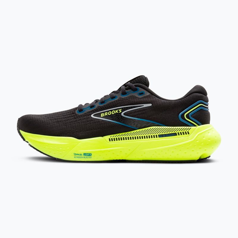 Brooks Glycerin GTS 21 férfi futócipő fekete/kék/ightlife 10