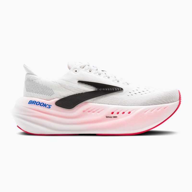 Női futócipő Brooks Glycerin Max fehér/fekete/diva rózsaszín 9