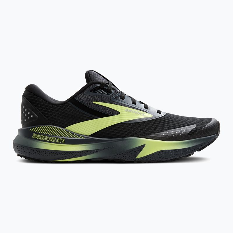 Férfi futócipő Brooks Adrenaline GTS 24 Weatherized fekete/ebony/új sárga 9