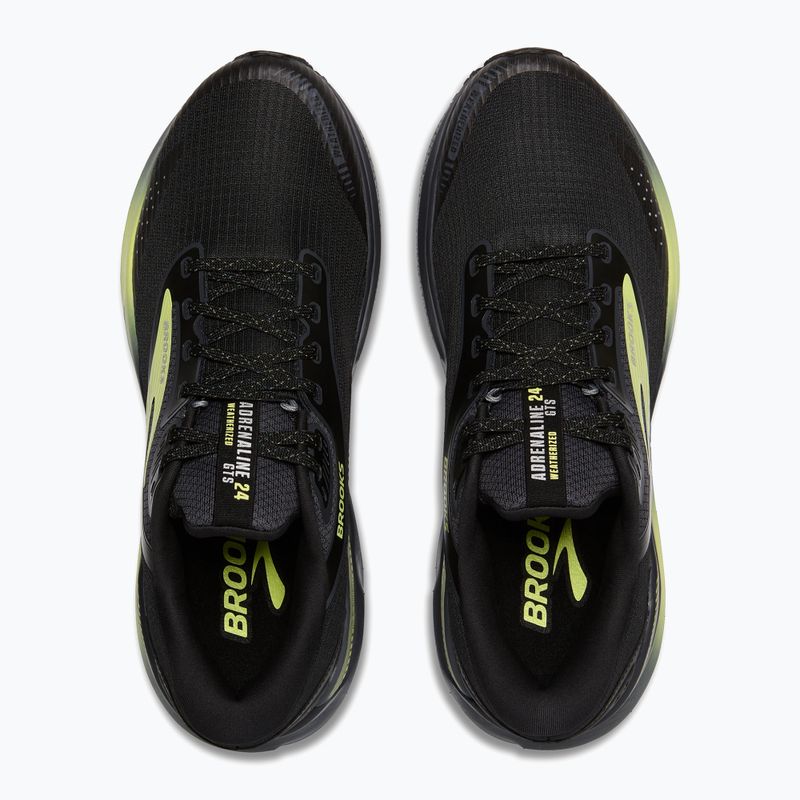 Férfi futócipő Brooks Adrenaline GTS 24 Weatherized fekete/ebony/új sárga 12