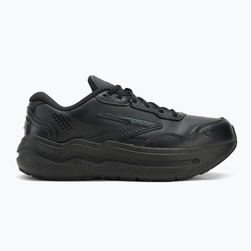 Férfi cipők Brooks Ghost Max Leather black/black 2