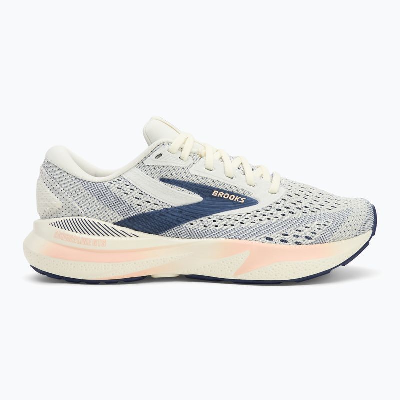 Brooks Adrenaline GTS 24 szürke/kék szalag/barack női futócipő 2
