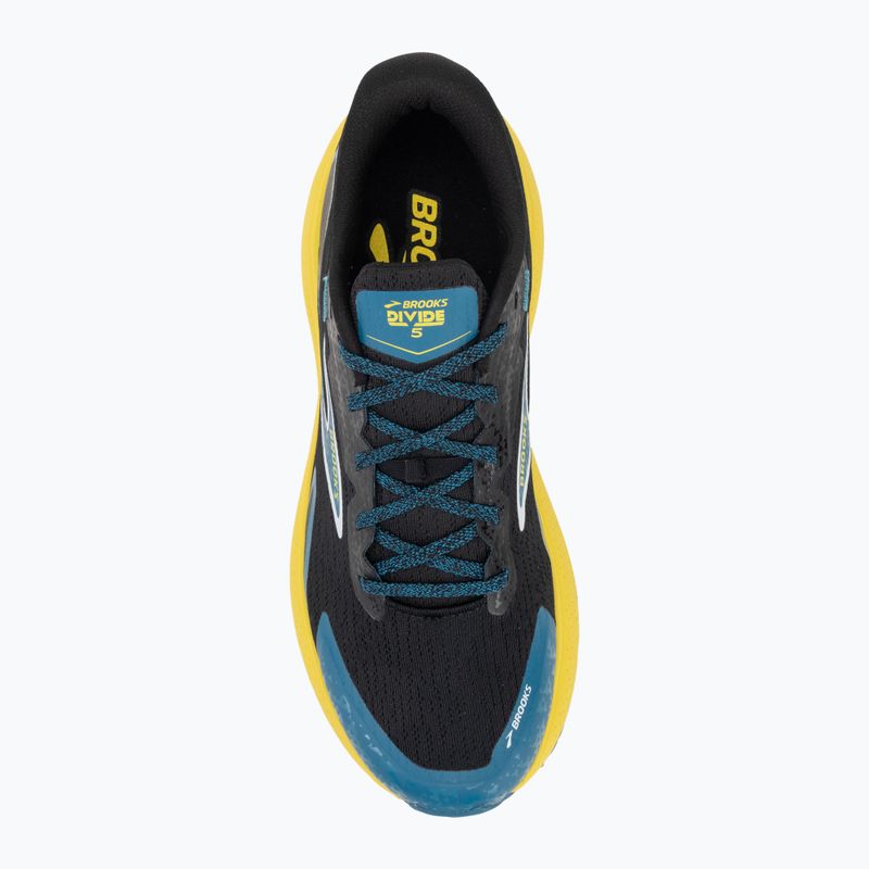 Brooks Divide 5 férfi futócipő fekete/celestial /quince 5