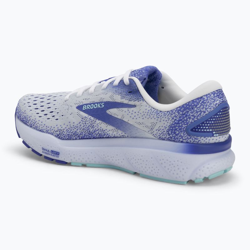 Női futócipő Brooks Ghost 16 fehér/amparo kék/limpet shell 3
