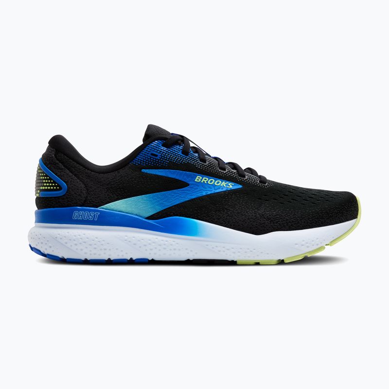 Brooks Ghost 16 férfi futócipő fekete/kobalt/neósárga 2