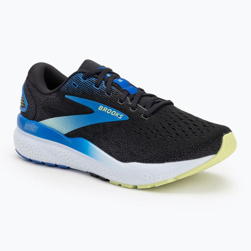 Brooks Ghost 16 férfi futócipő fekete/kobalt/neósárga