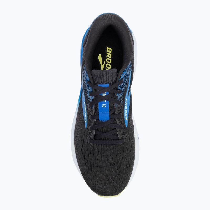 Brooks Ghost 16 férfi futócipő fekete/kobalt/neósárga 5