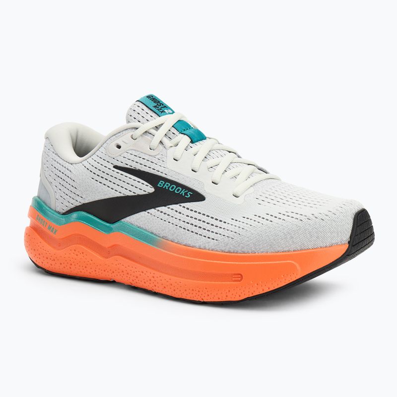 Brooks Ghost Max 2 férfi futócipő oyster mushroom/narancs/teal