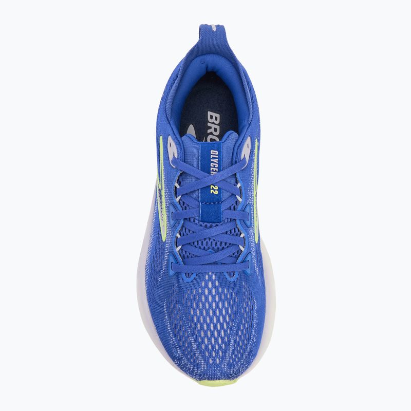 Női futócipő Brooks Glycerin 22 amparo blue/hyper iris/yper iris/sárga 5