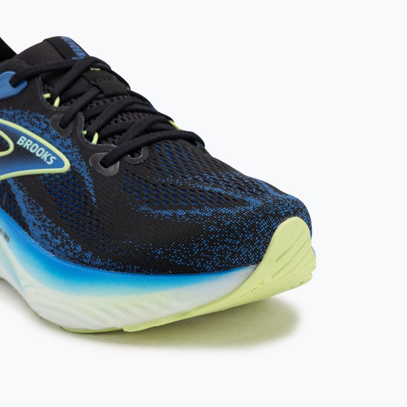 Férfi futócipő Brooks Glycerin 22 wide fit fekete/kobalt/neósárga 7