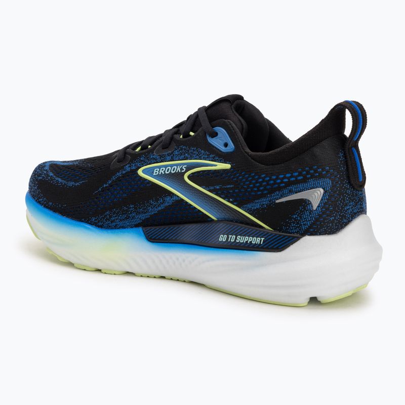 Férfi futócipő Brooks Glycerin GTS 22 fekete/kobalt/neósárga 3