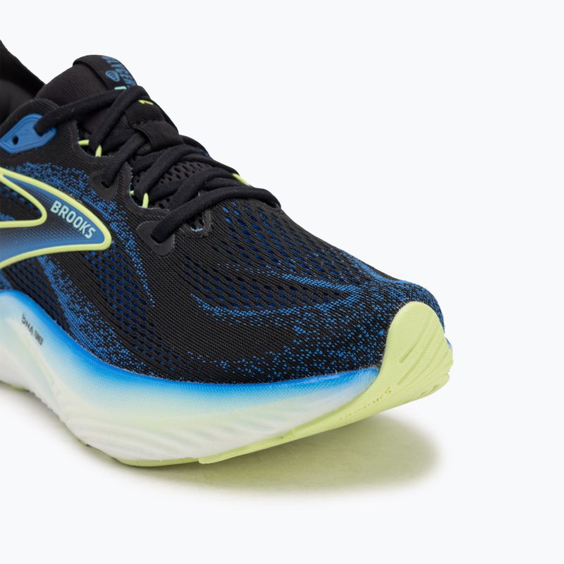 Férfi futócipő Brooks Glycerin GTS 22 fekete/kobalt/neósárga 7