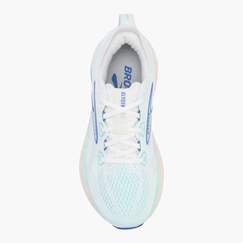 Női futócipő Brooks Glycerin 22 wide fit fehér/limpet shell/amparo kék 5
