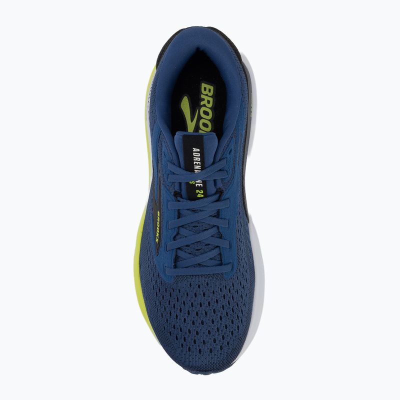 Férfi futócipő  Brooks Adrenaline GTS 24 navy peony/black/acid lime 5