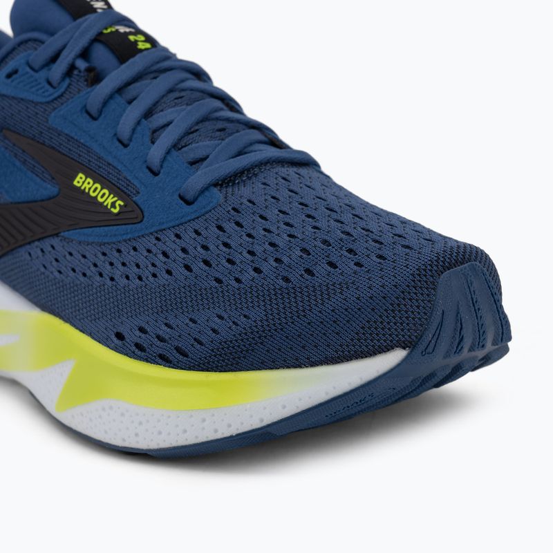 Férfi futócipő  Brooks Adrenaline GTS 24 navy peony/black/acid lime 7