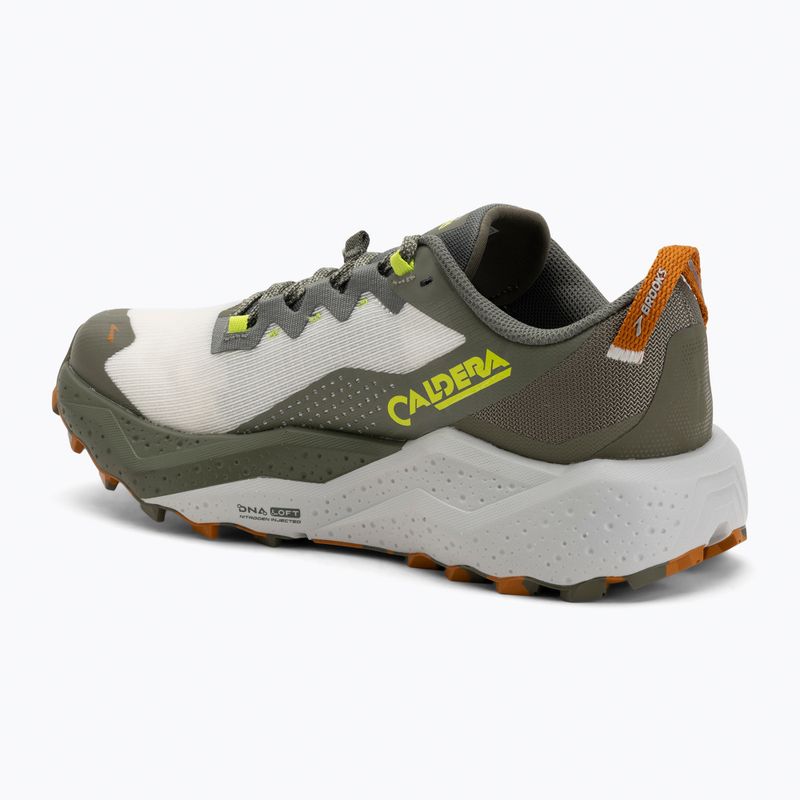 Férfi futócipő Brooks Caldera 8 dusty olive/lime/oyster 3