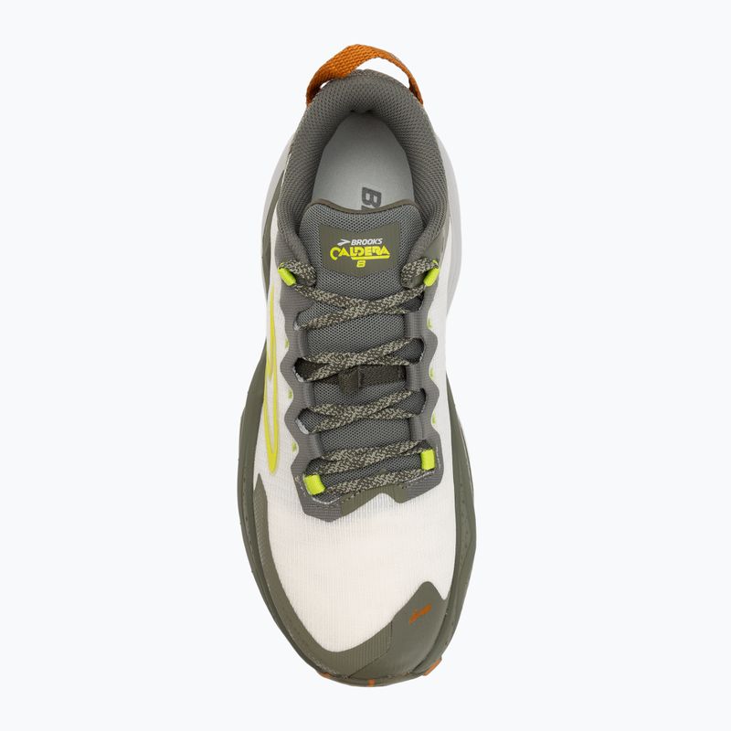 Férfi futócipő Brooks Caldera 8 dusty olive/lime/oyster 5