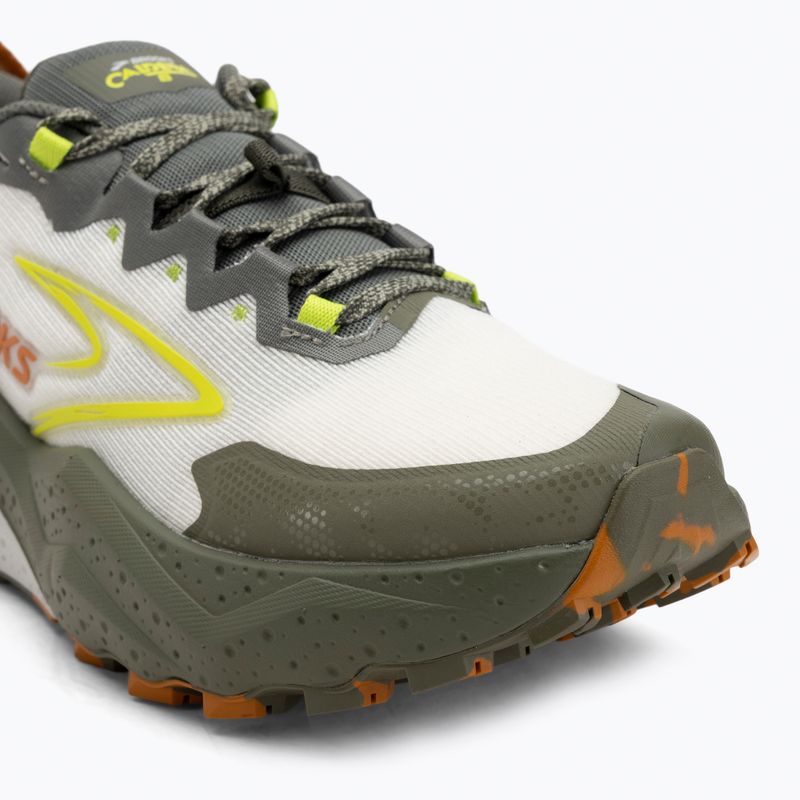 Férfi futócipő Brooks Caldera 8 dusty olive/lime/oyster 7