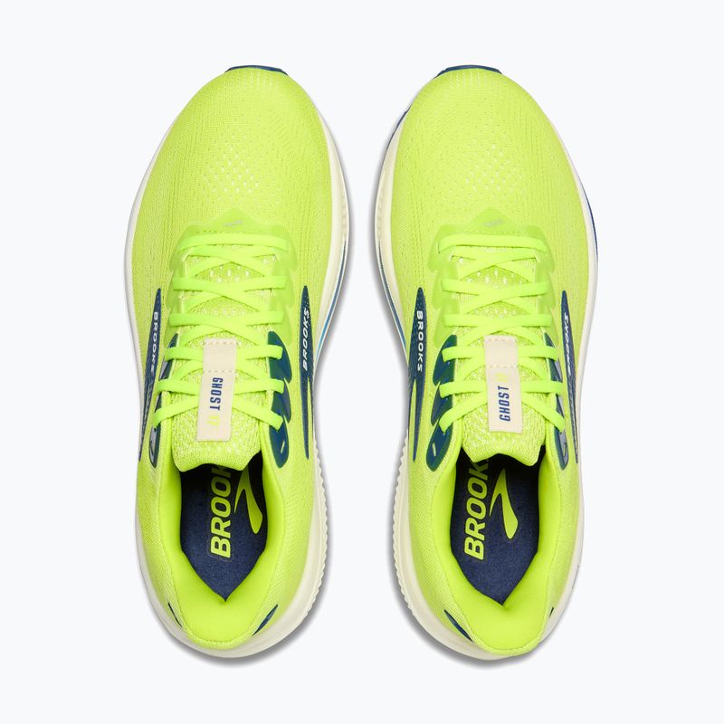 Férfi futócipő Brooks Ghost 17 acid lime/navy/white 8