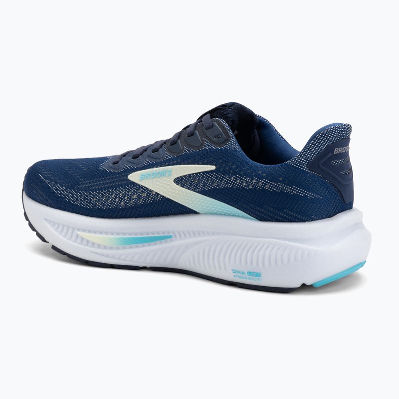 Női futócipő Brooks Ghost 17 navy/green/turquoise 3