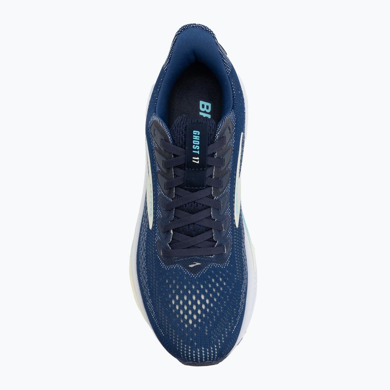 Női futócipő Brooks Ghost 17 navy/green/turquoise 5