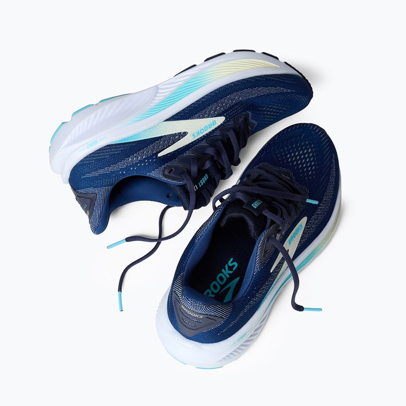 Női futócipő Brooks Ghost 17 navy/green/turquoise 9