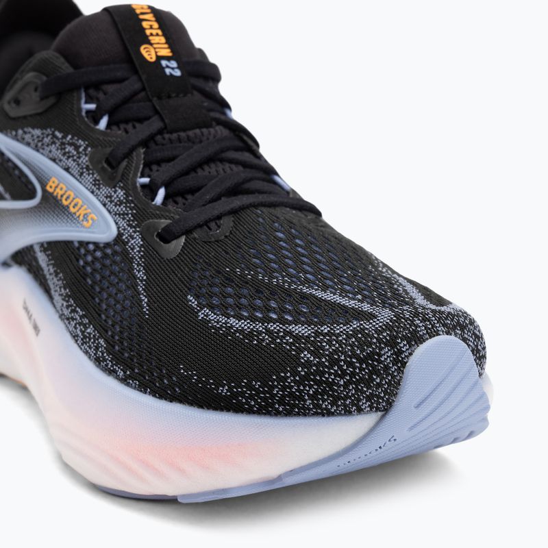 Női futócipő Brooks Glycerin 22 black/blue heron/orange 7