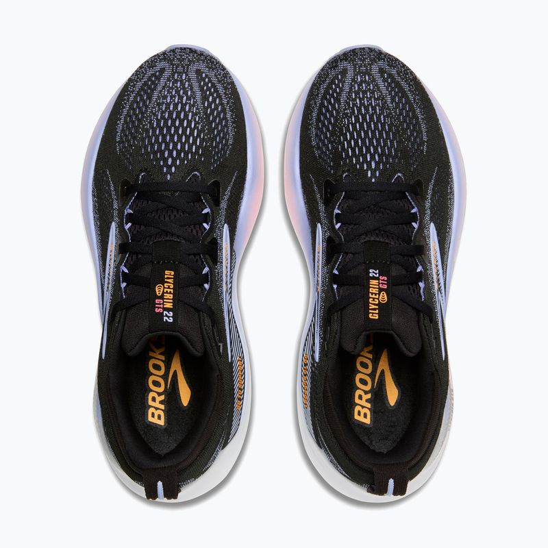 Futócipők Brooks Glycerin GTS 22 black/blue heron/orange 8
