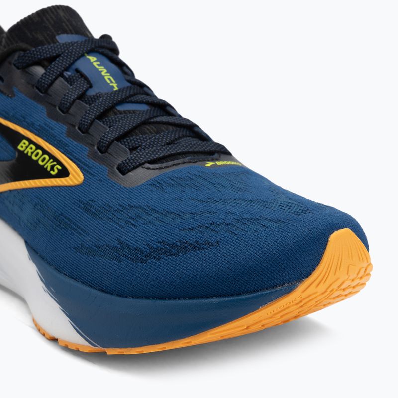 Brooks Launch 11 férfi futócipő black/navy peony/orange 7